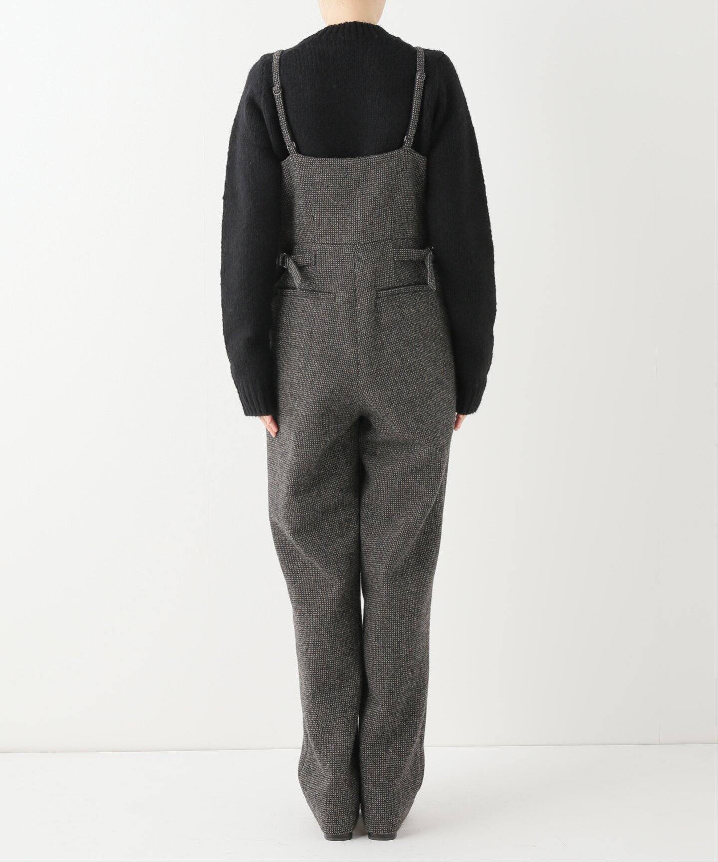 AURALEE/オーラリー】WOOL HAIRLINE TWEED オーバーオール（サロペット 