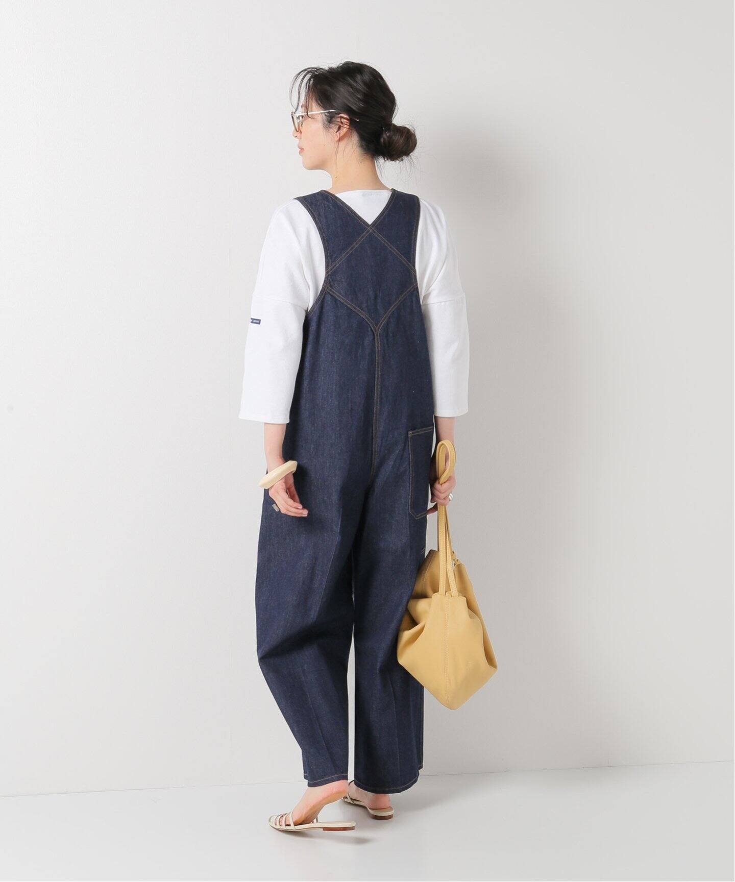 CURRENTAGE/カレンテージ】デニムオーバーオール（サロペット  