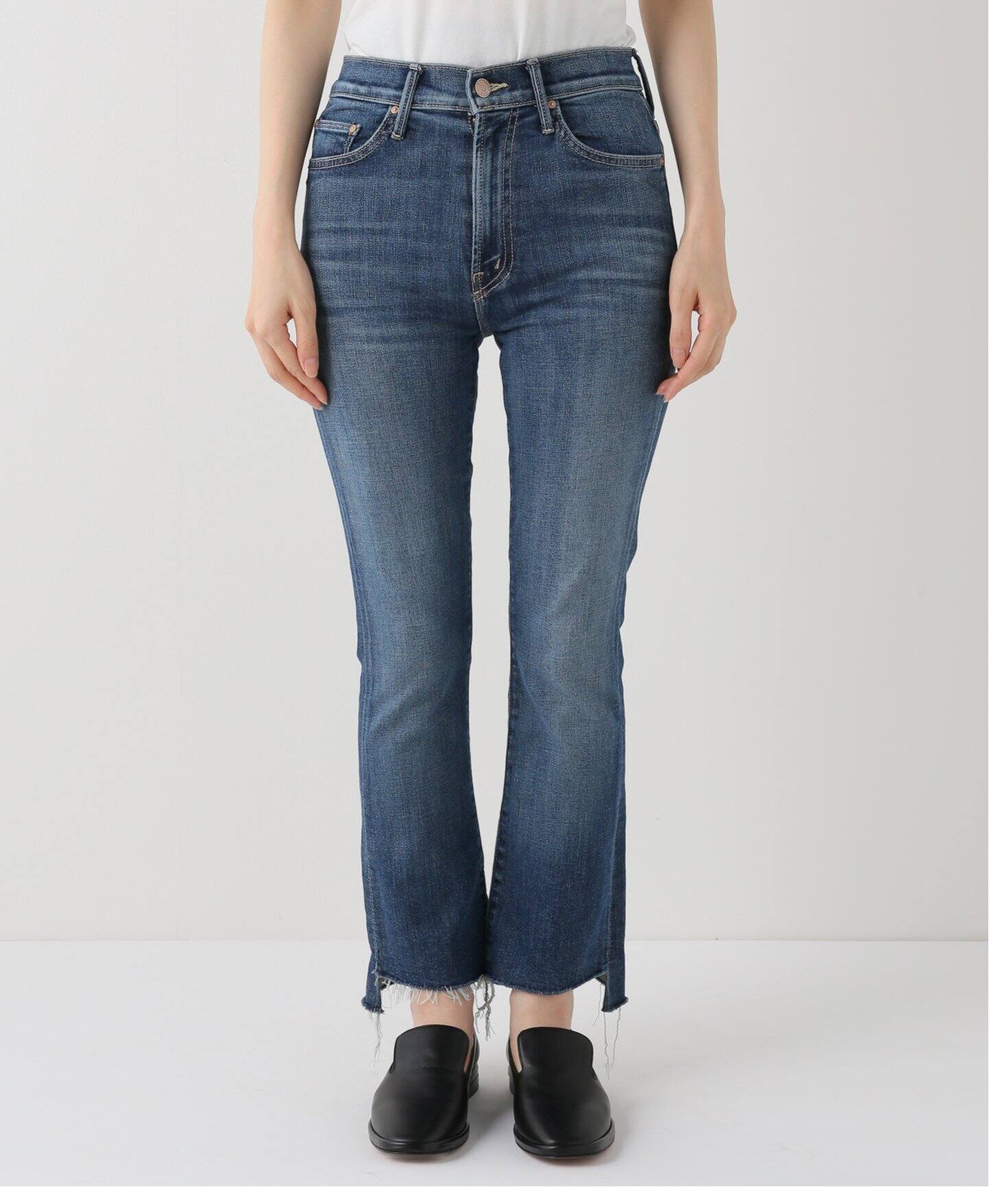 MOTHER/マザー】THE INSIDER CROP STEP FRAY デニム（デニムパンツ 