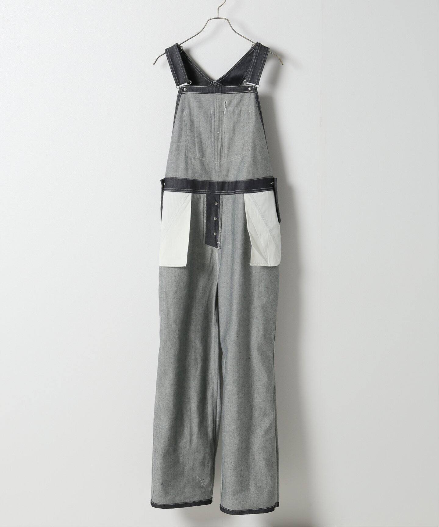 UNION LAUNCH/ユニオンランチ】スーピマデニムオーバーオール  