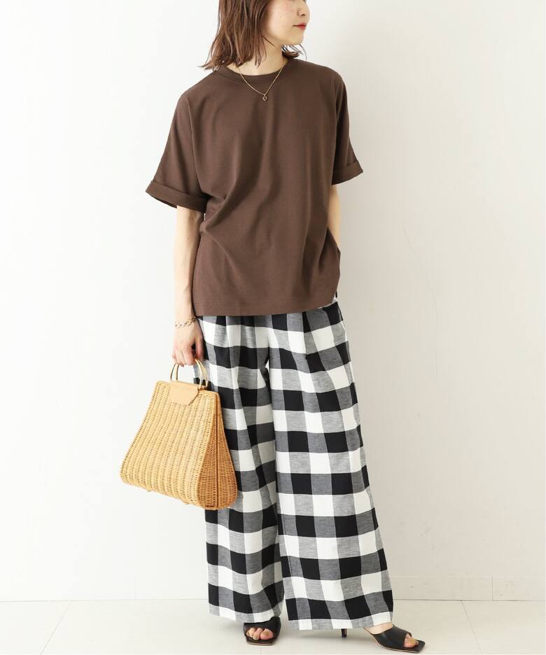 ストレッチリネンイージータックパンツ◇（スラックス）｜SLOBE IENA  