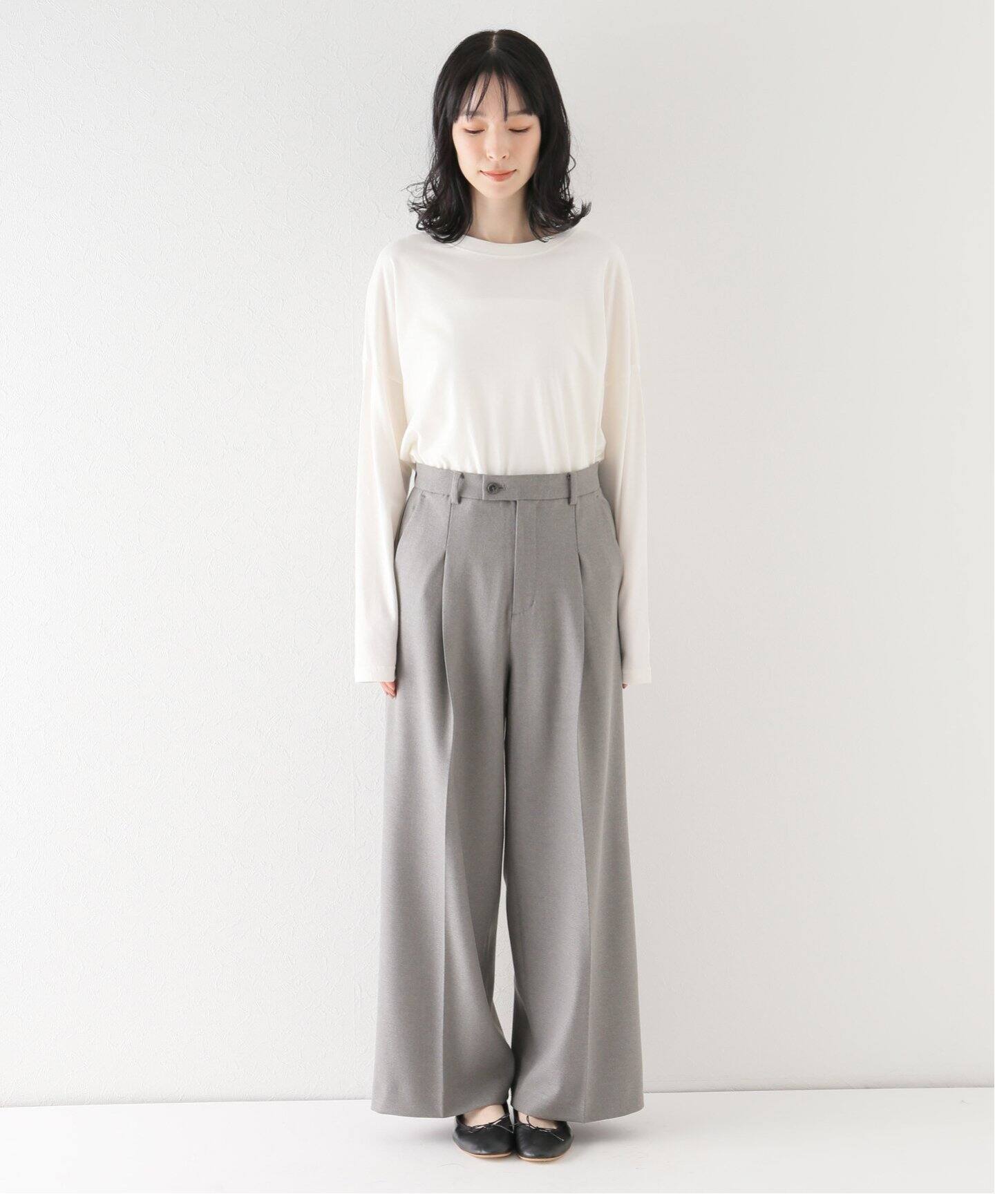 TR起毛タックストレートパンツ（その他パンツ）｜SLOBE IENA（スローブ 