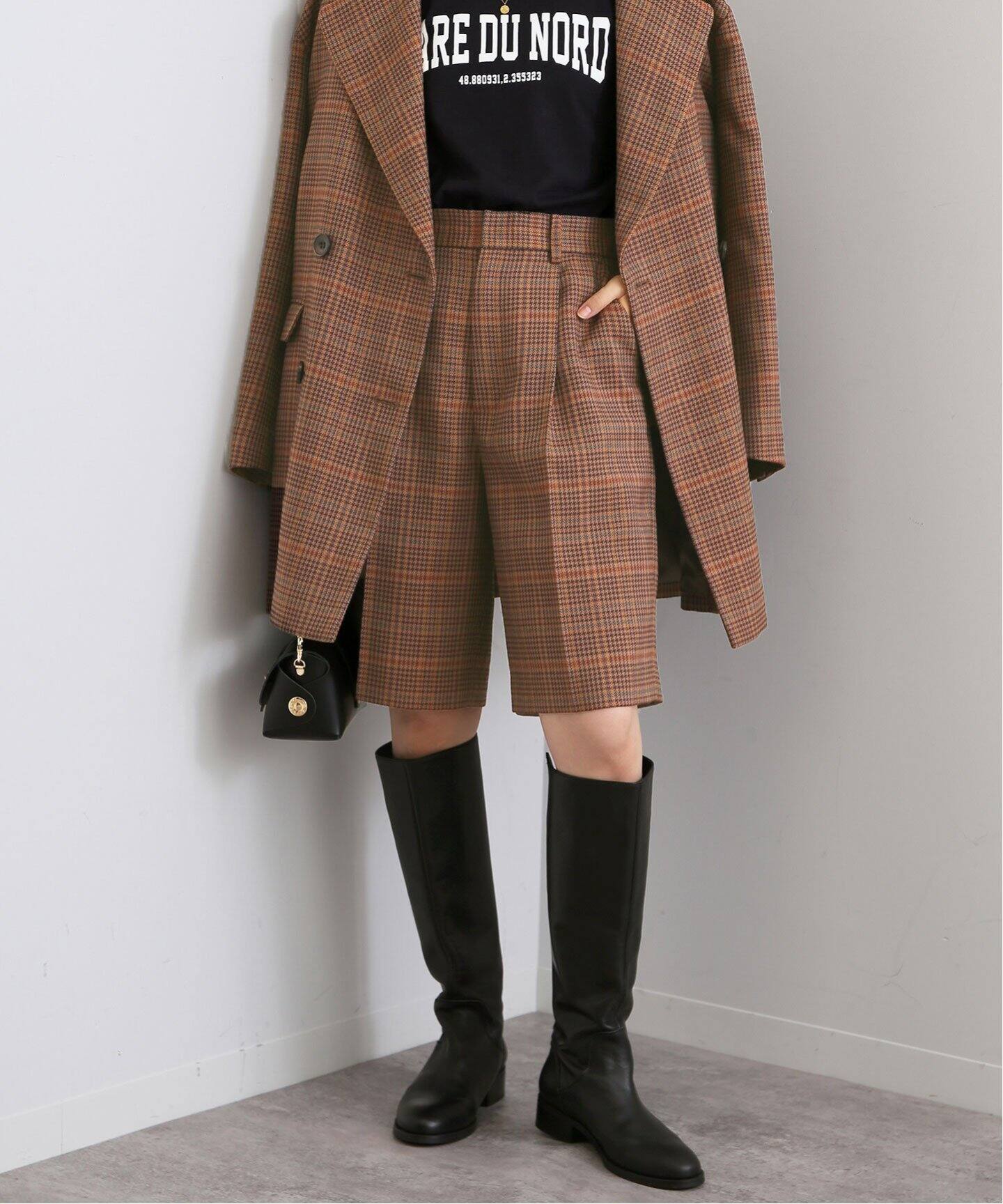 ☆新品タグ付き☆IENA ロービングチェックショートパンツ size38 