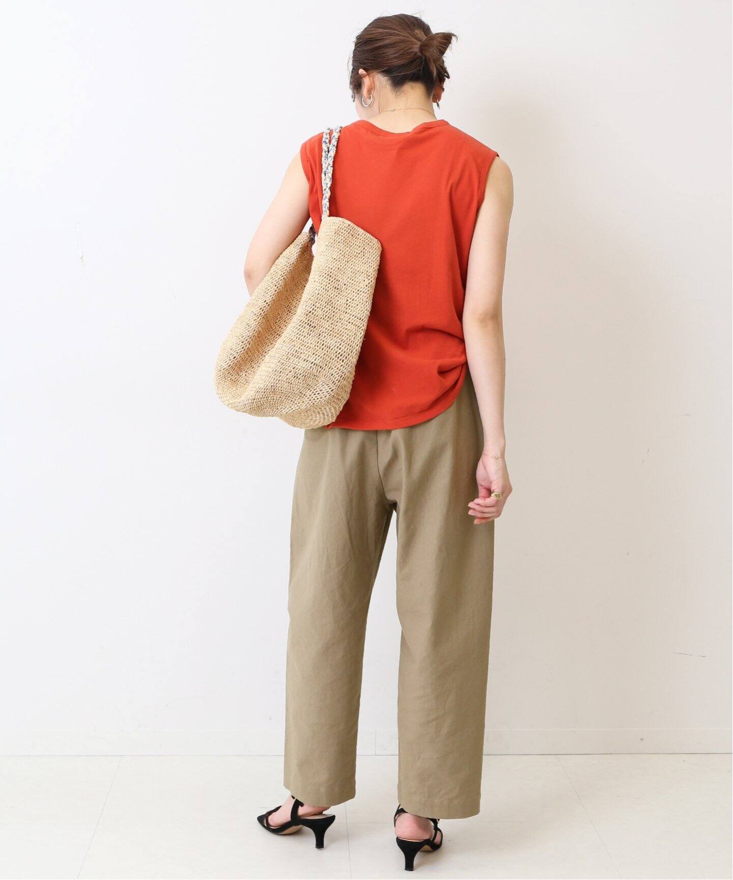 リネンコットンカーブパンツ（チノパンツ）｜SLOBE IENA（スローブ  