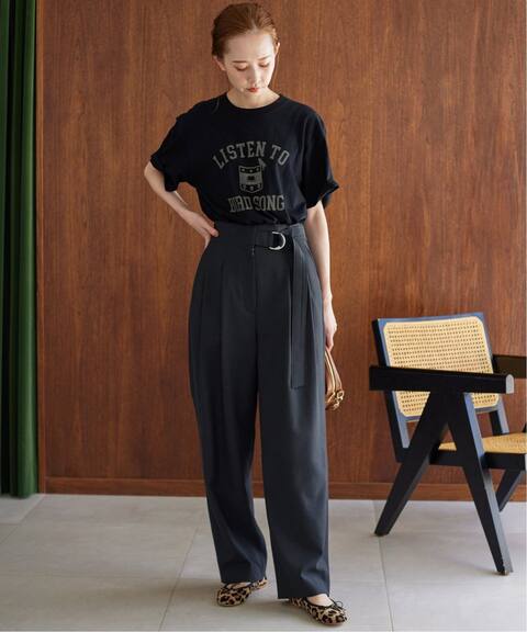 Pl Co Liツイルダブルdカンベルトトラウザー Slobe Iena スローブ イエナ 公式のファッション通販 Baycrew S Store