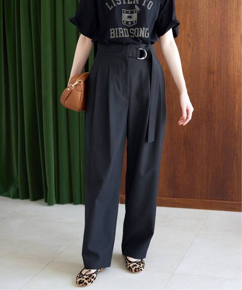 追加 Pl Co Liツイルダブルdカンベルトトラウザー Slobe Iena スローブ イエナ 公式のファッション通販 Baycrew S Store