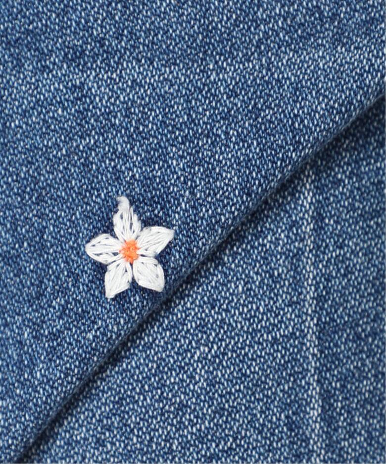 Wrangler/ラングラー】フラワーエンブロイダリーパンツ（デニムパンツ  