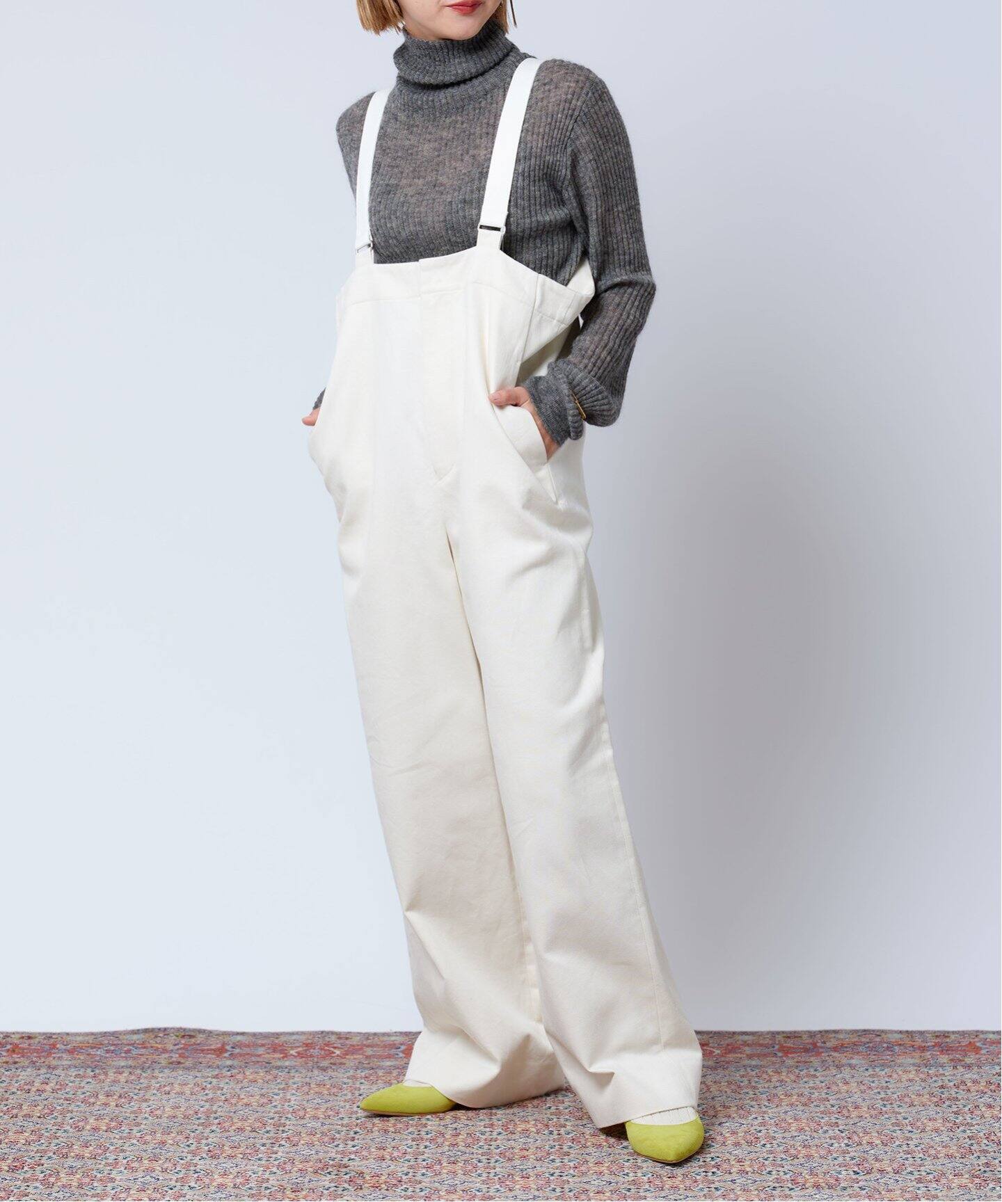 IENA LA BOUCLE ツイルサスペンダーパンツ（その他パンツ）｜IENA  