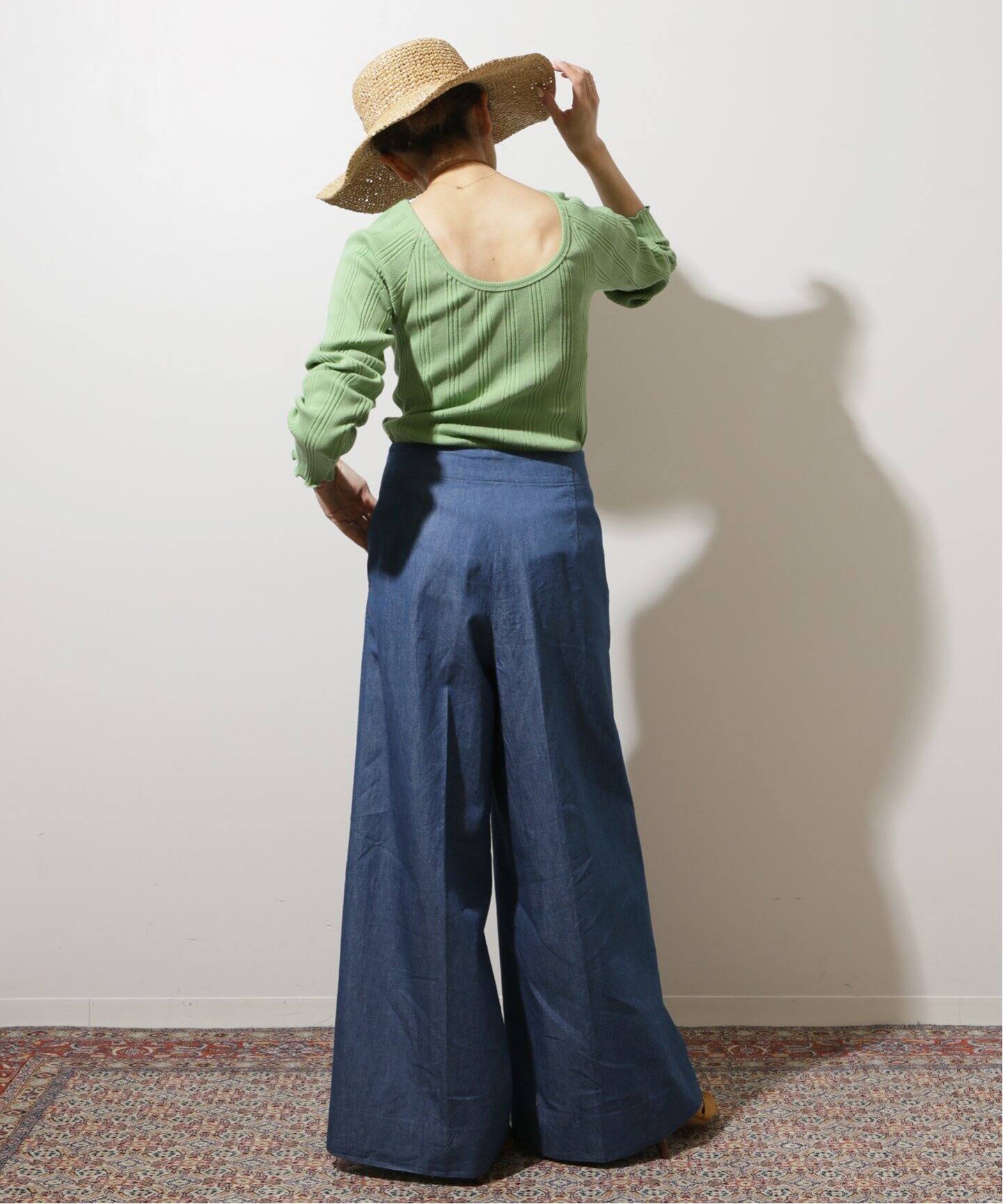 IENA LA BOUCLE デニム バギーパンツ（その他パンツ）｜IENA（イエナ 