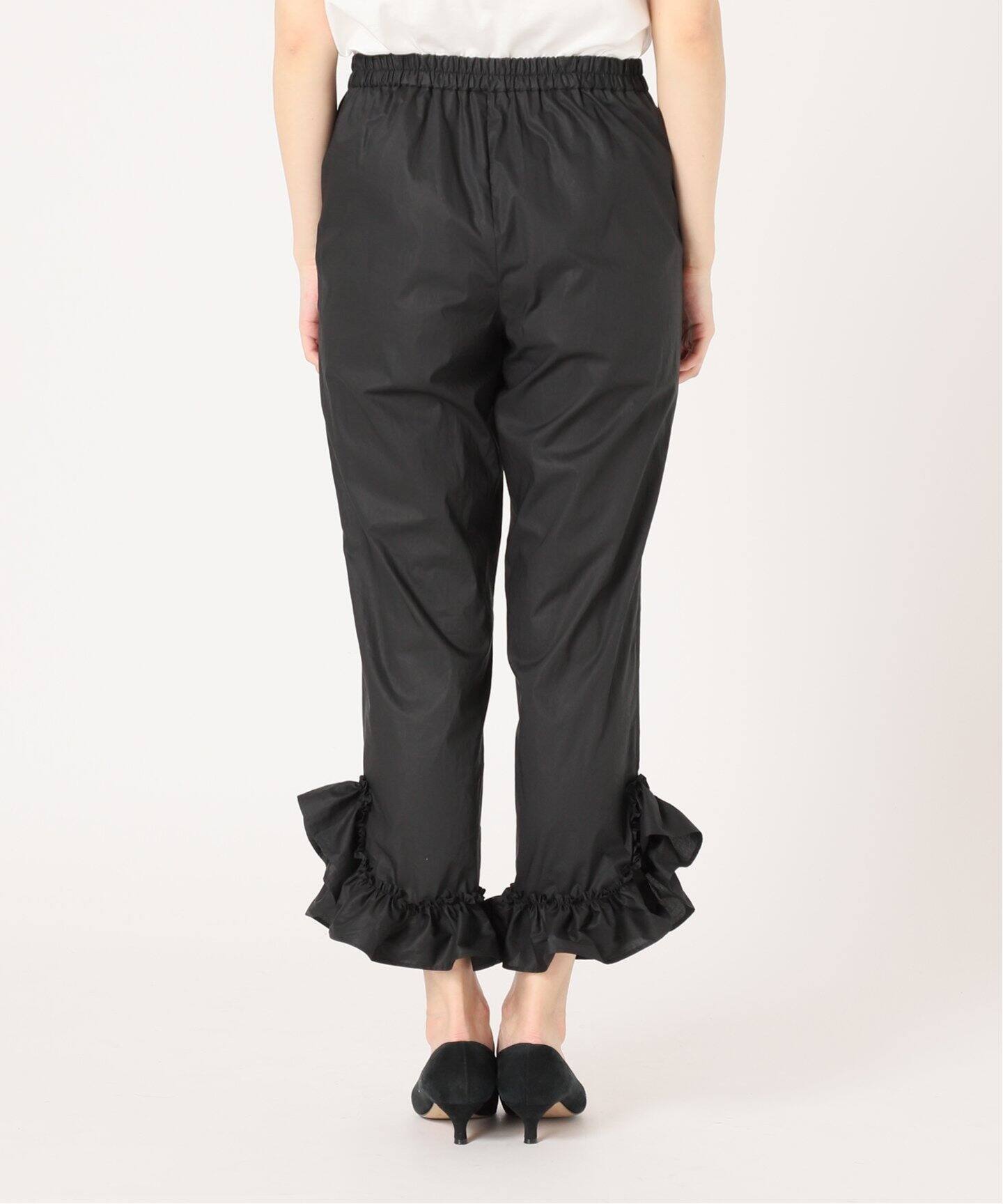 IENA LA BOUCLE タイプライターフリルイージーパンツ（その他パンツ  