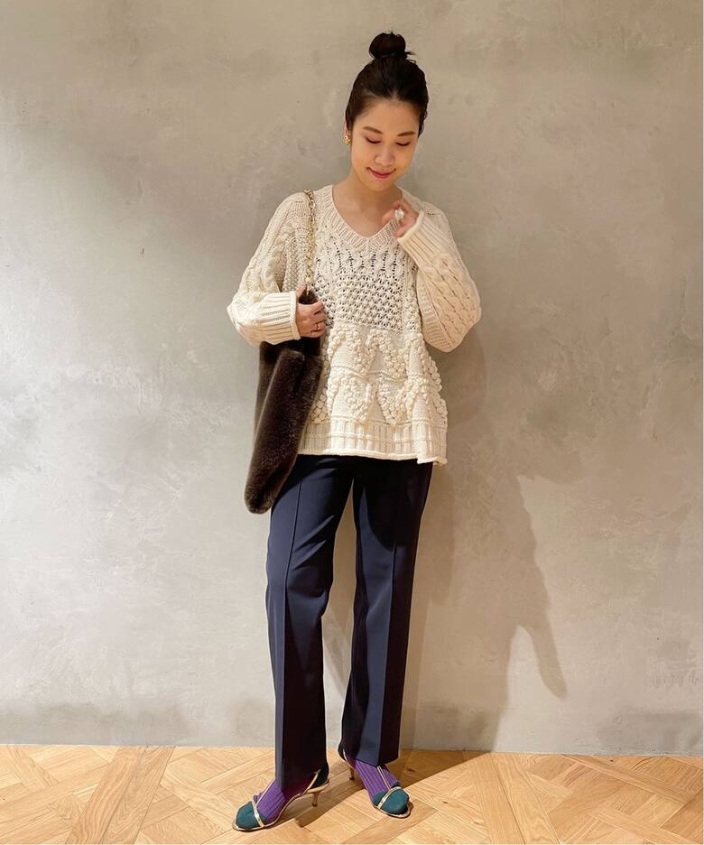 IENA LA BOUCLE ストレッチツイルイージースラックス（その他パンツ  