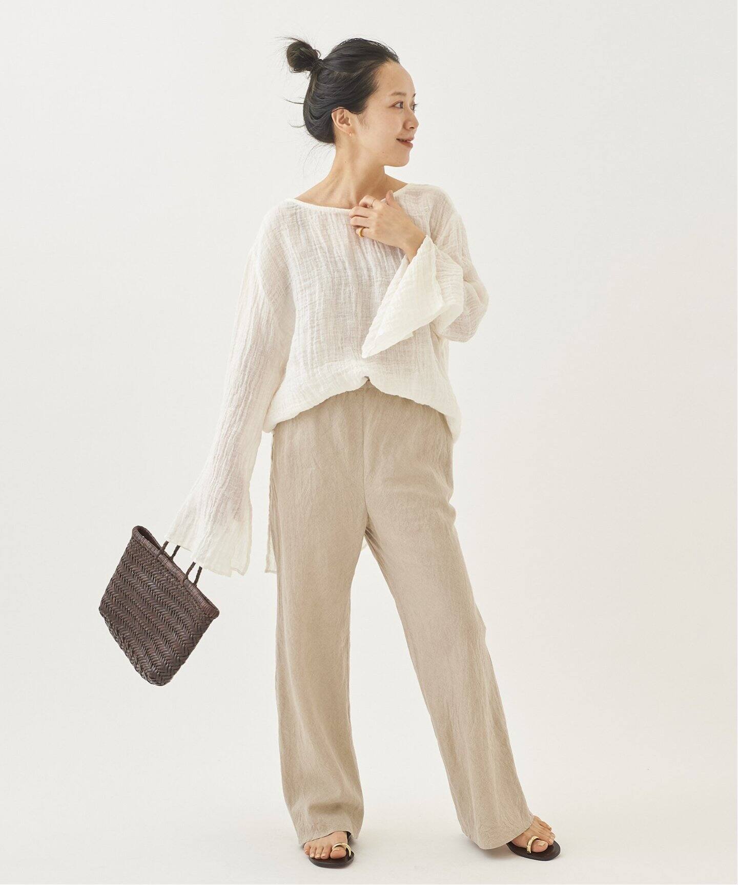 Linen Bias Relax パンツ◇|Plage(プラージュ)公式のファッション Linen Bias Relax パンツ◇|Plage(プラージュ)公式のファッション