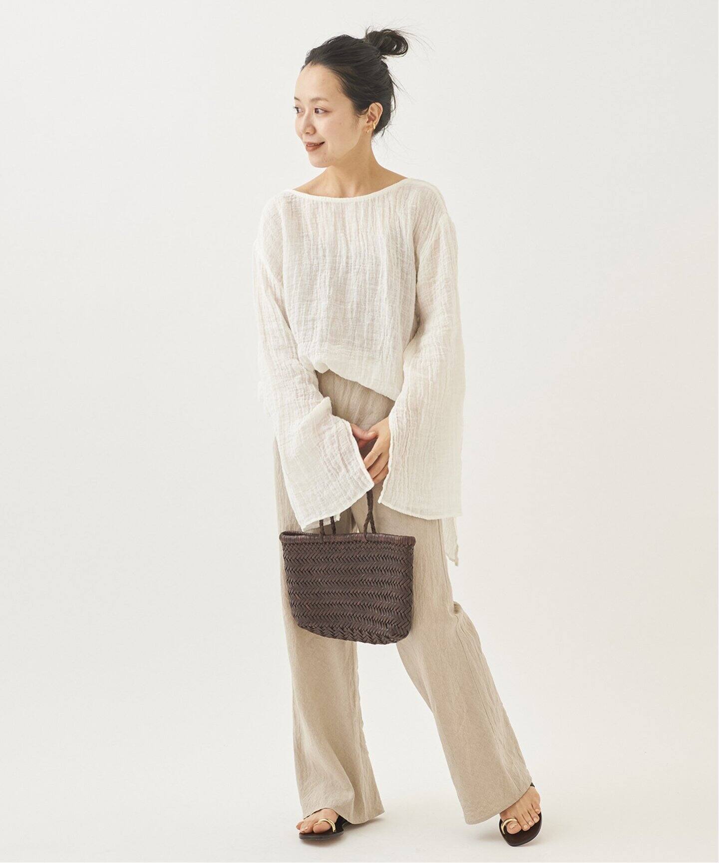 Linen Bias Relax パンツ◇|Plage(プラージュ)公式のファッション Linen Bias Relax パンツ◇|Plage(プラージュ)公式のファッション
