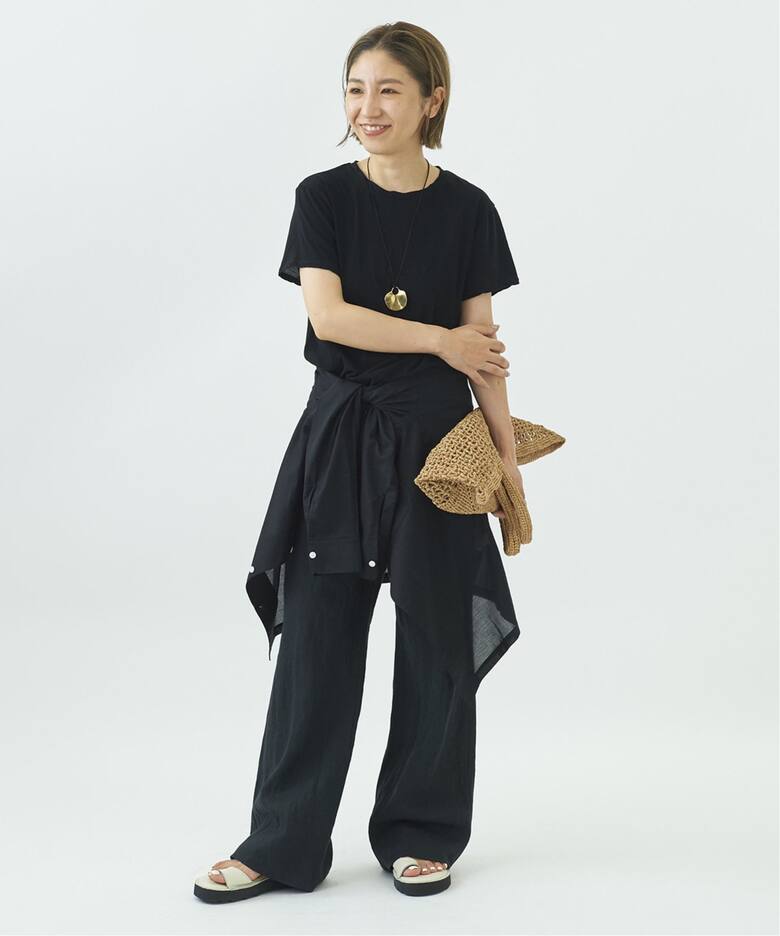 追加》Linen Bias Relaxパンツ2（その他パンツ）｜Plage  