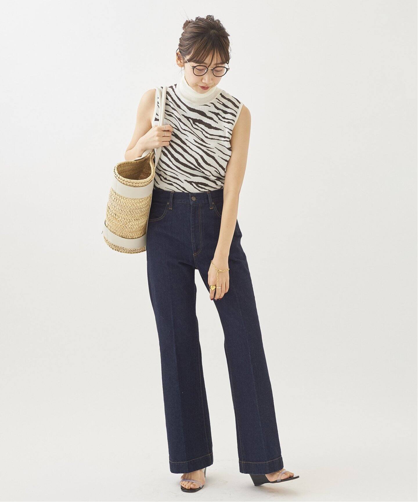 センタープレスデニム◇（デニムパンツ・ジーンズ）｜Plage  