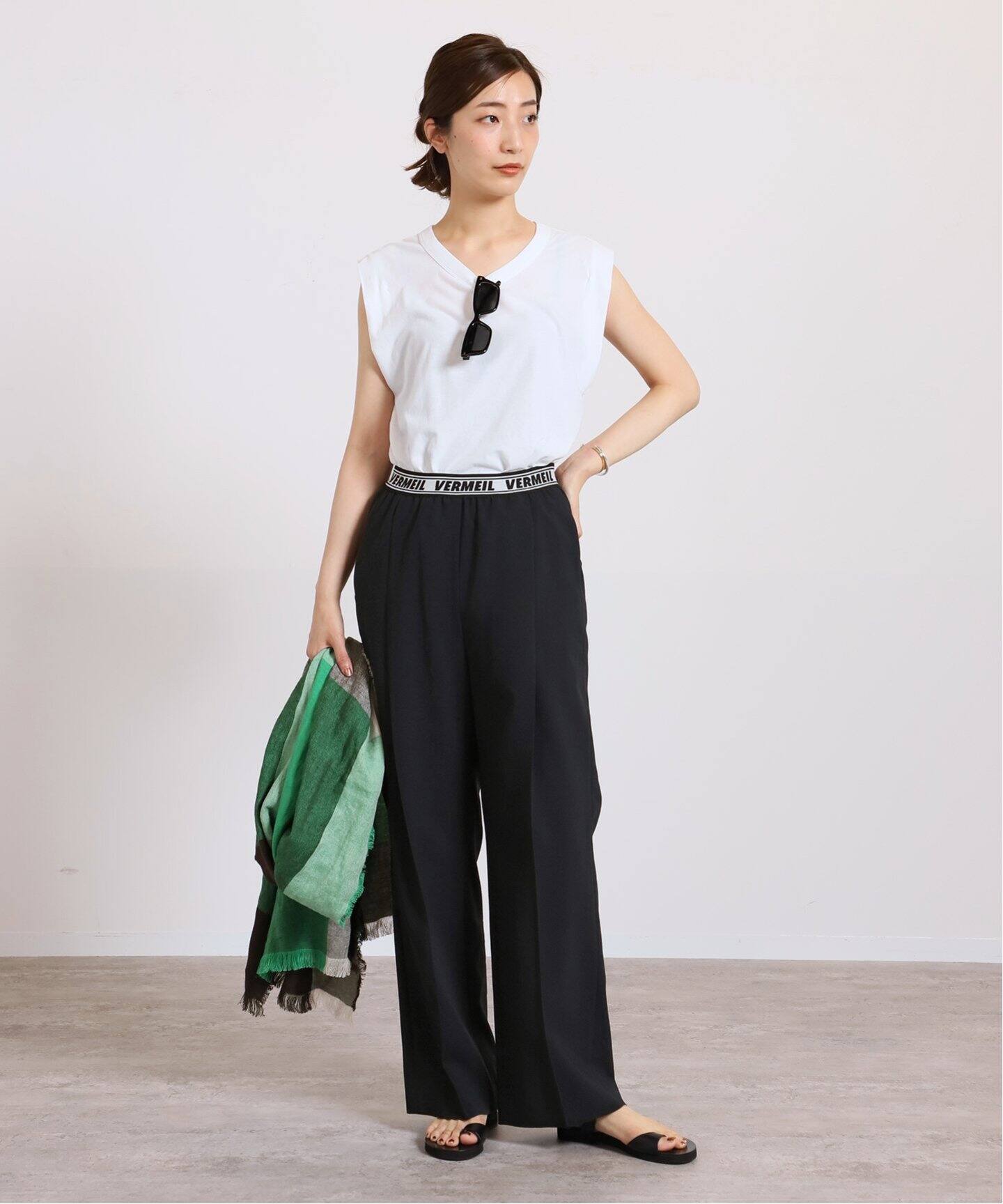 追加》VERMEIL ロゴゴムパンツ（その他パンツ）｜VERMEIL par iena  