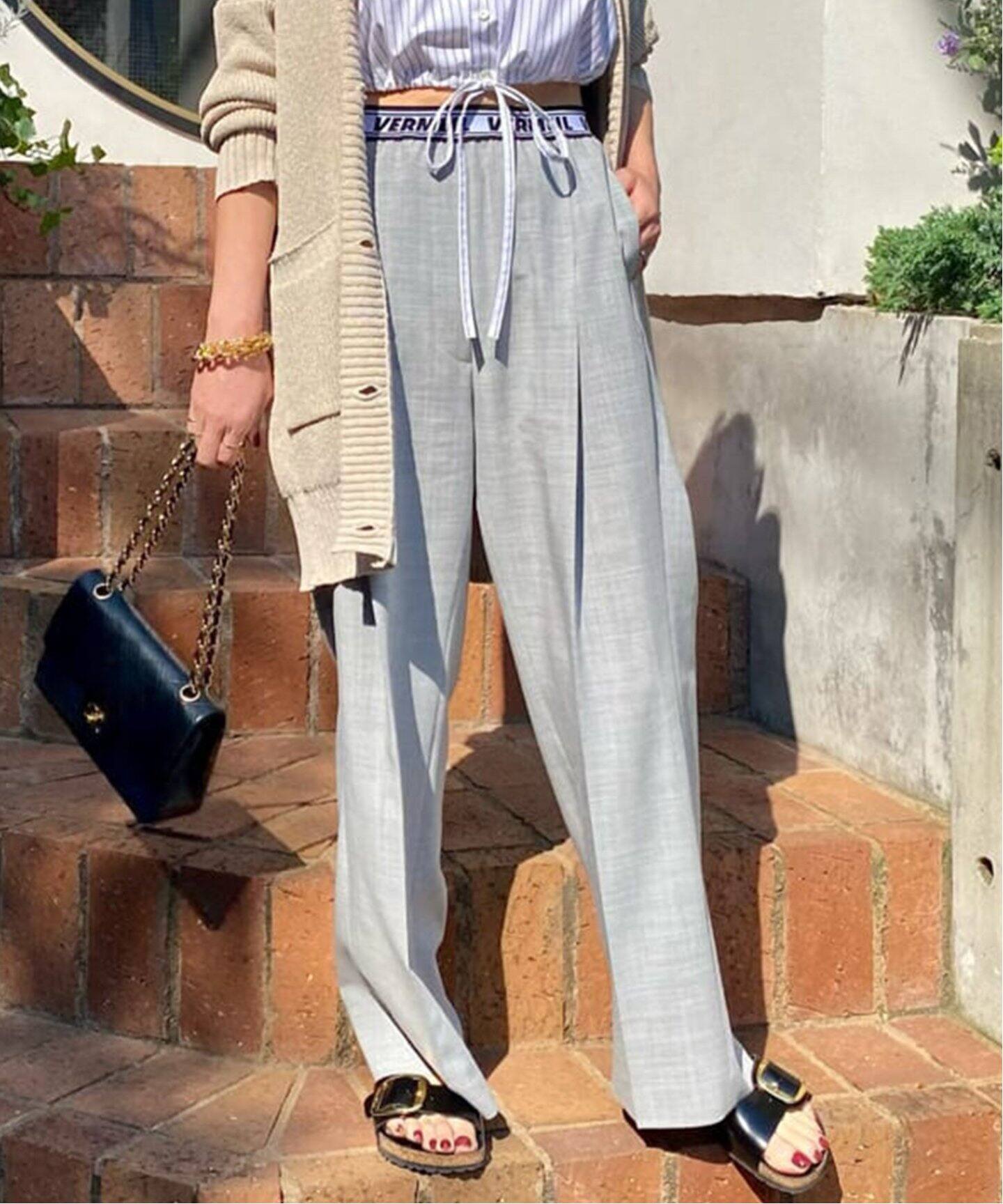 追加》VERMEIL ロゴゴムパンツ（その他パンツ）｜VERMEIL par iena  