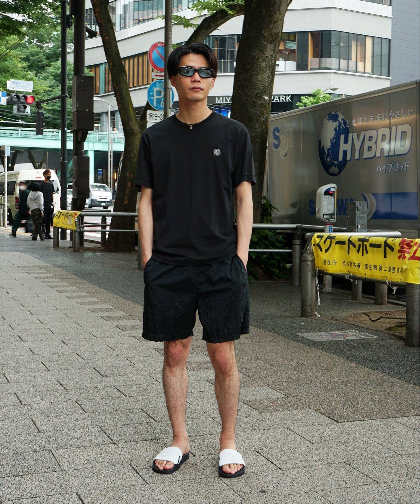 STONE ISLAND / ストーンアイランド】ナイロンメタルスイムショーツ 