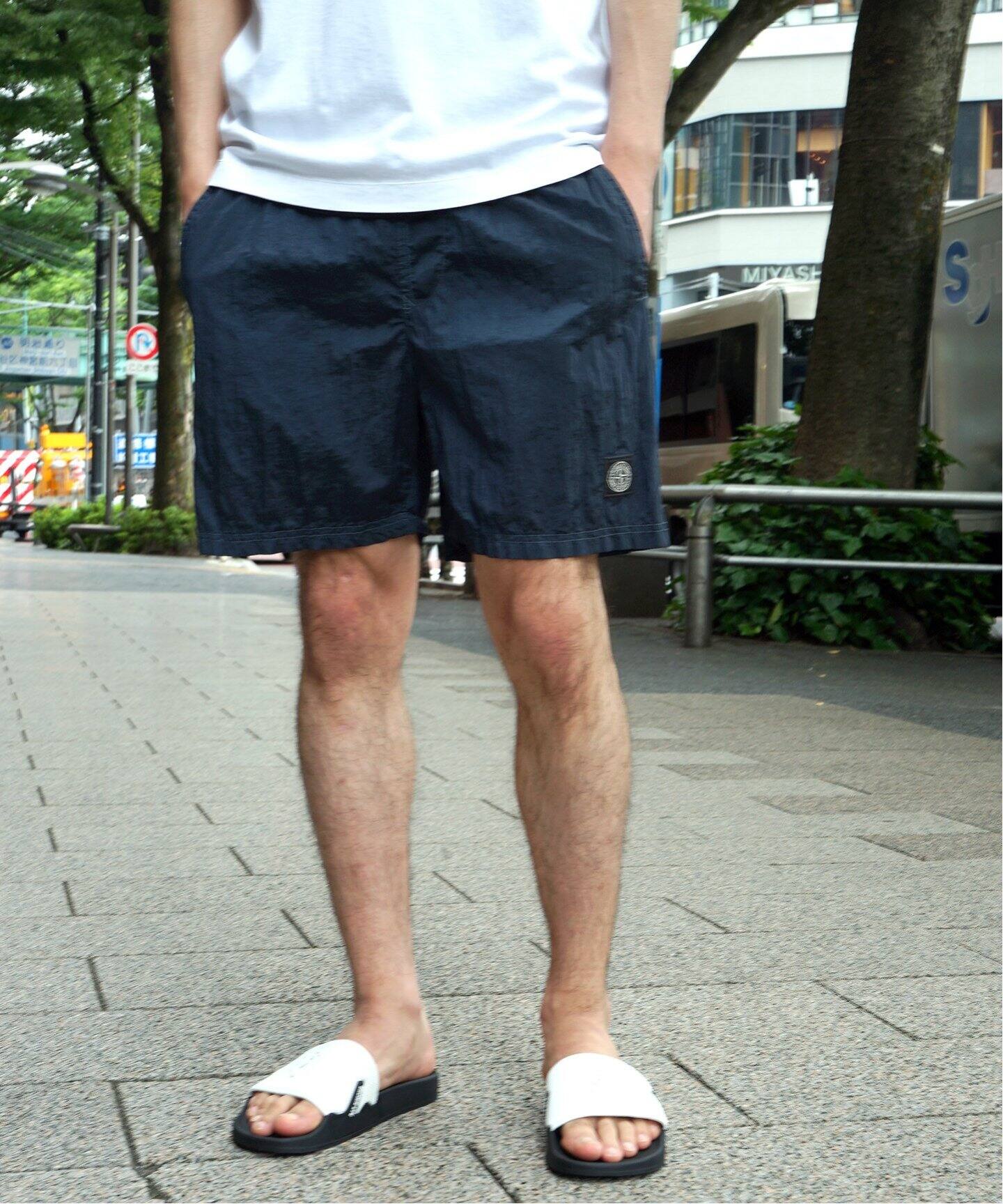 STONE ISLAND / ストーンアイランド】ナイロンメタルスイムショーツ 