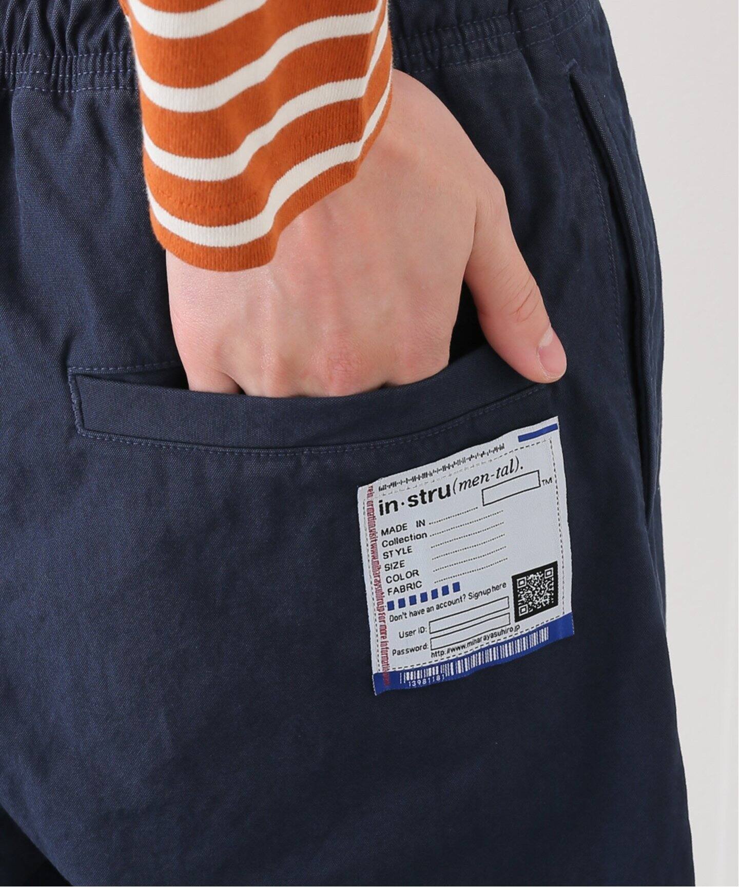 IN STRU(MEN-TAL) / インストルメンタル】 NO SIDE SEAM SHORT PANT
