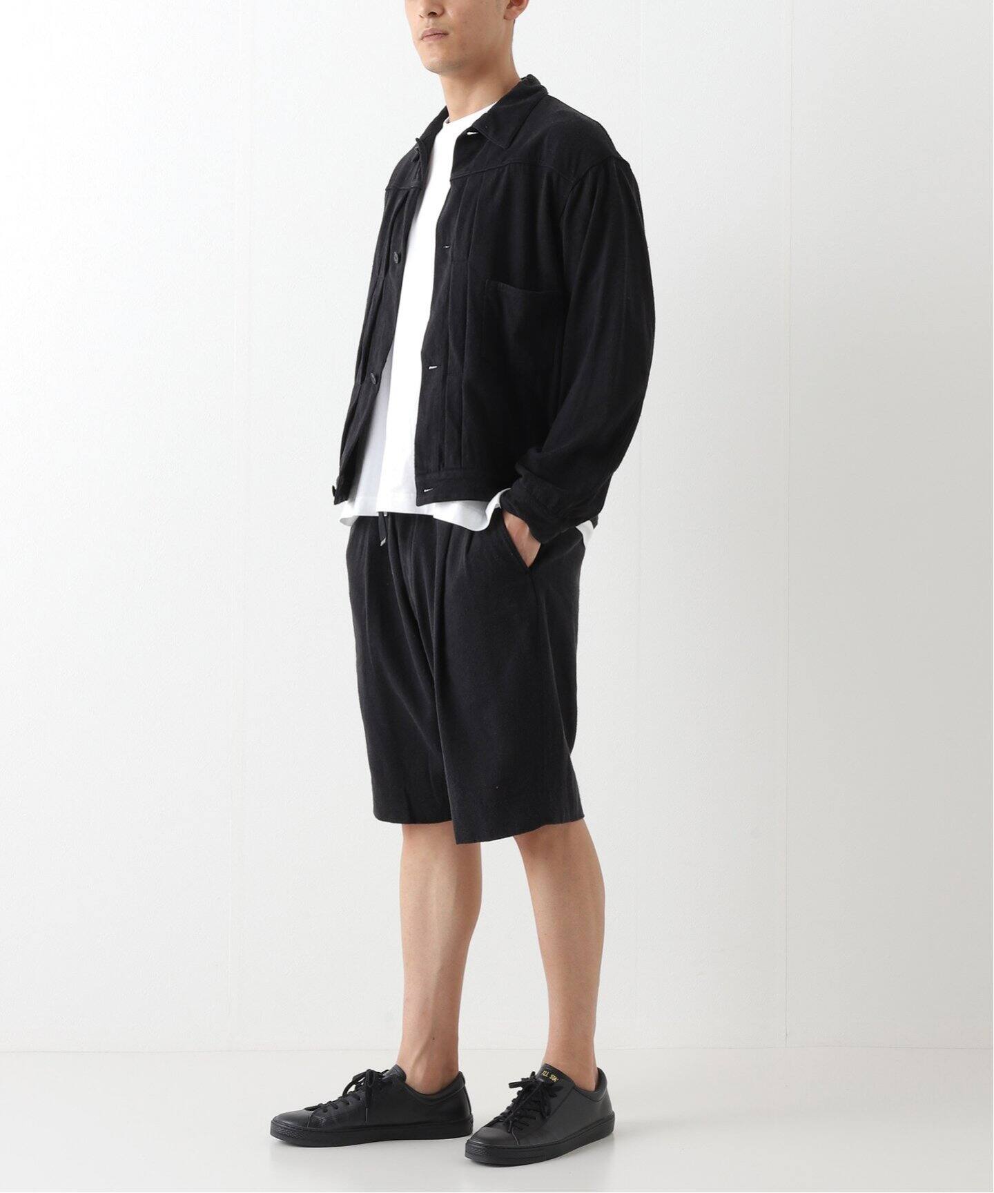 COMOLI - COMOLI コモリ 20SS シルクネップ ジャージショーツ サイズ1 