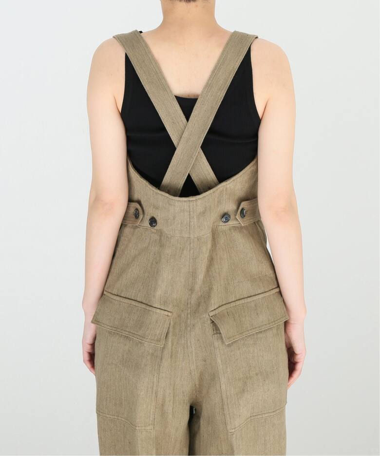 INSCRIRE/アンスクリア】Heringbone ジャンプスーツ（サロペット  