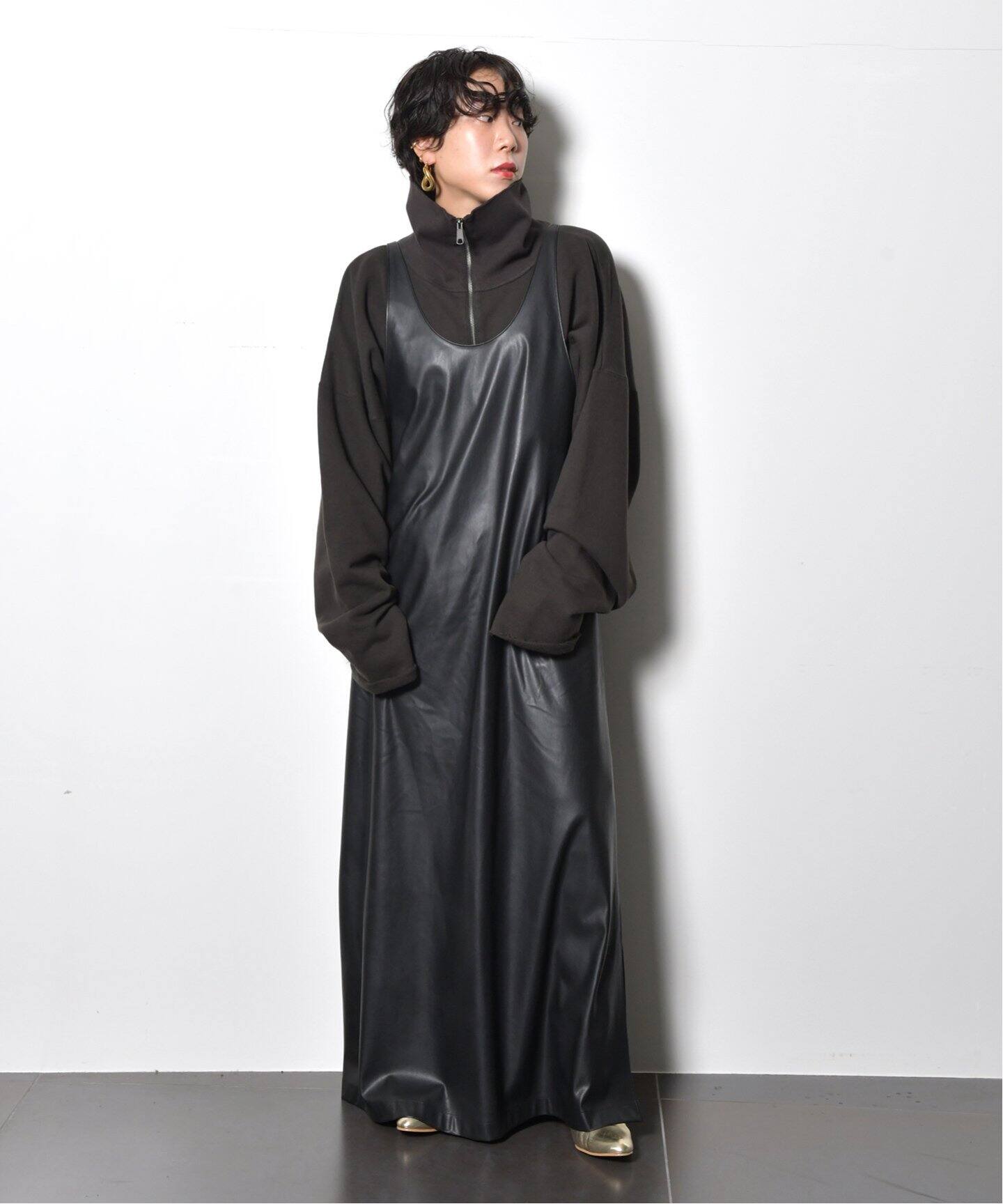 FAUX LEATHER DRESS：ワンピース（ワンピース）｜CITYSHOP（シティ  