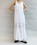 コットンフラワーキャミドレス