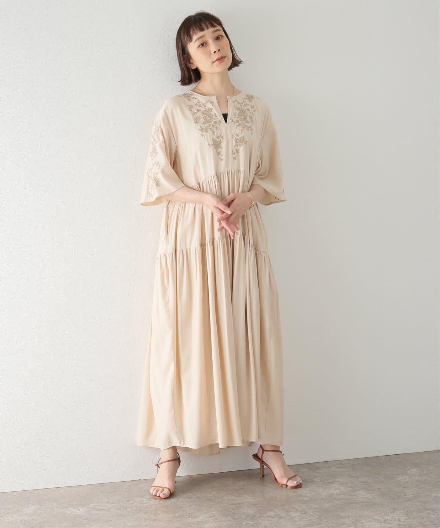 CLANE / クラネ】EMBROIDERY TIERED ONE PIECE|BOICE FROM BAYCREW'S ...