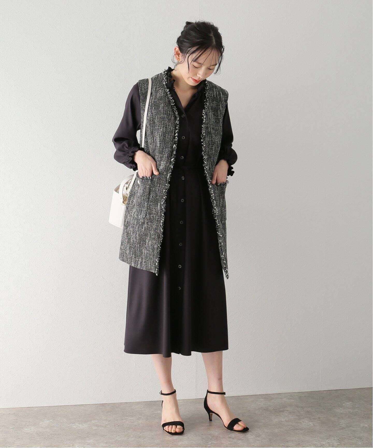 シャーリングスキッパーワンピース（ワンピース）｜La Totalite（ラ  