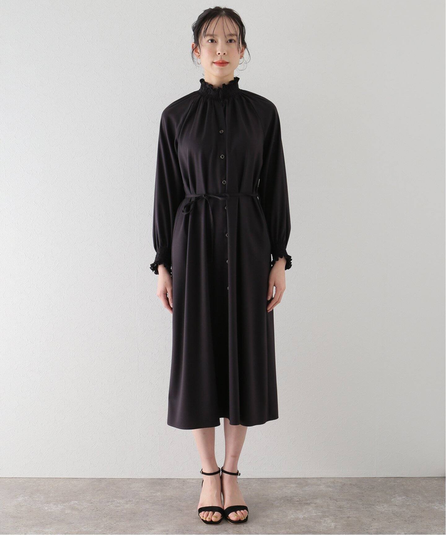 シャーリングスキッパーワンピース（ワンピース）｜La Totalite（ラ  