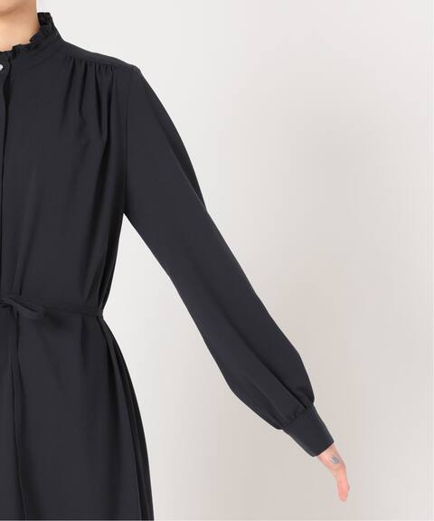 フリルバンドカラーパールワンピース La Totalite ラ トータリテ 公式のファッション通販 Baycrew S Store