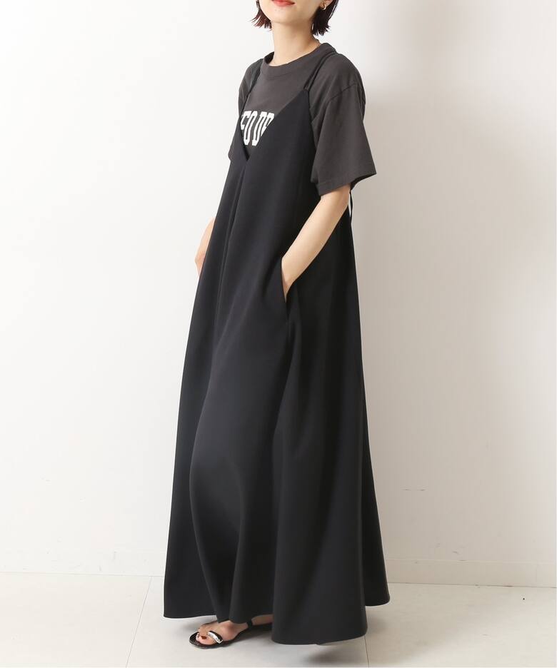 ウールライクツイル キャミソールドレス（ワンピース）｜Spick and  