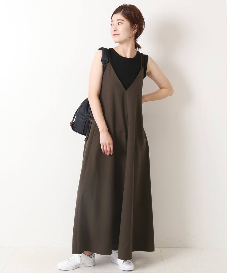 ウールライクツイル キャミソールドレス（ワンピース）｜Spick and  