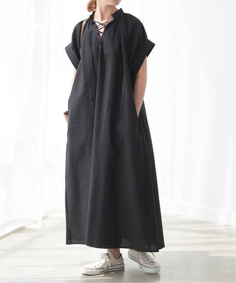 追加 サッカー地レースアップワンピース Spick And Span スピック スパン 公式のファッション通販 Baycrew S Store