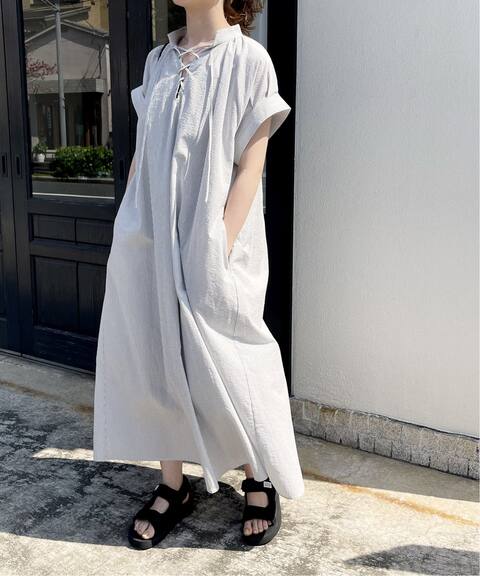 追加 サッカー地レースアップワンピース Spick And Span スピック スパン 公式のファッション通販 Baycrew S Store