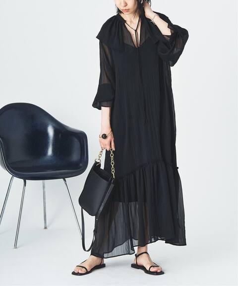 タテシワシフォンワンピース Hardy Noir アルディーノアール 公式のファッション通販 Baycrew S Store