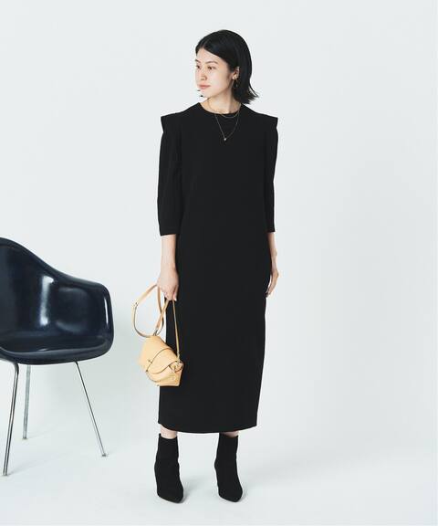 2wayストレッチパワーショルダー7分袖ワンピース Hardy Noir アルディーノアール 公式のファッション通販 Baycrew S Store