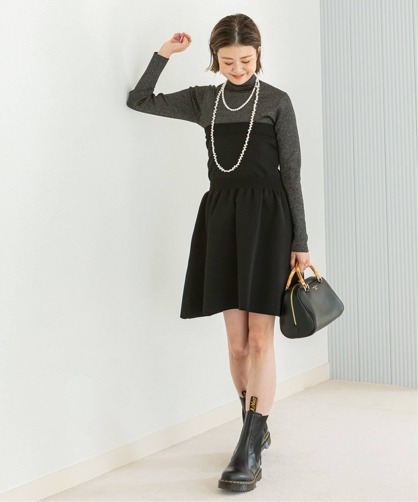 ニットベアフレアワンピース（ワンピース）｜U by SPICK&SPAN（ユー  