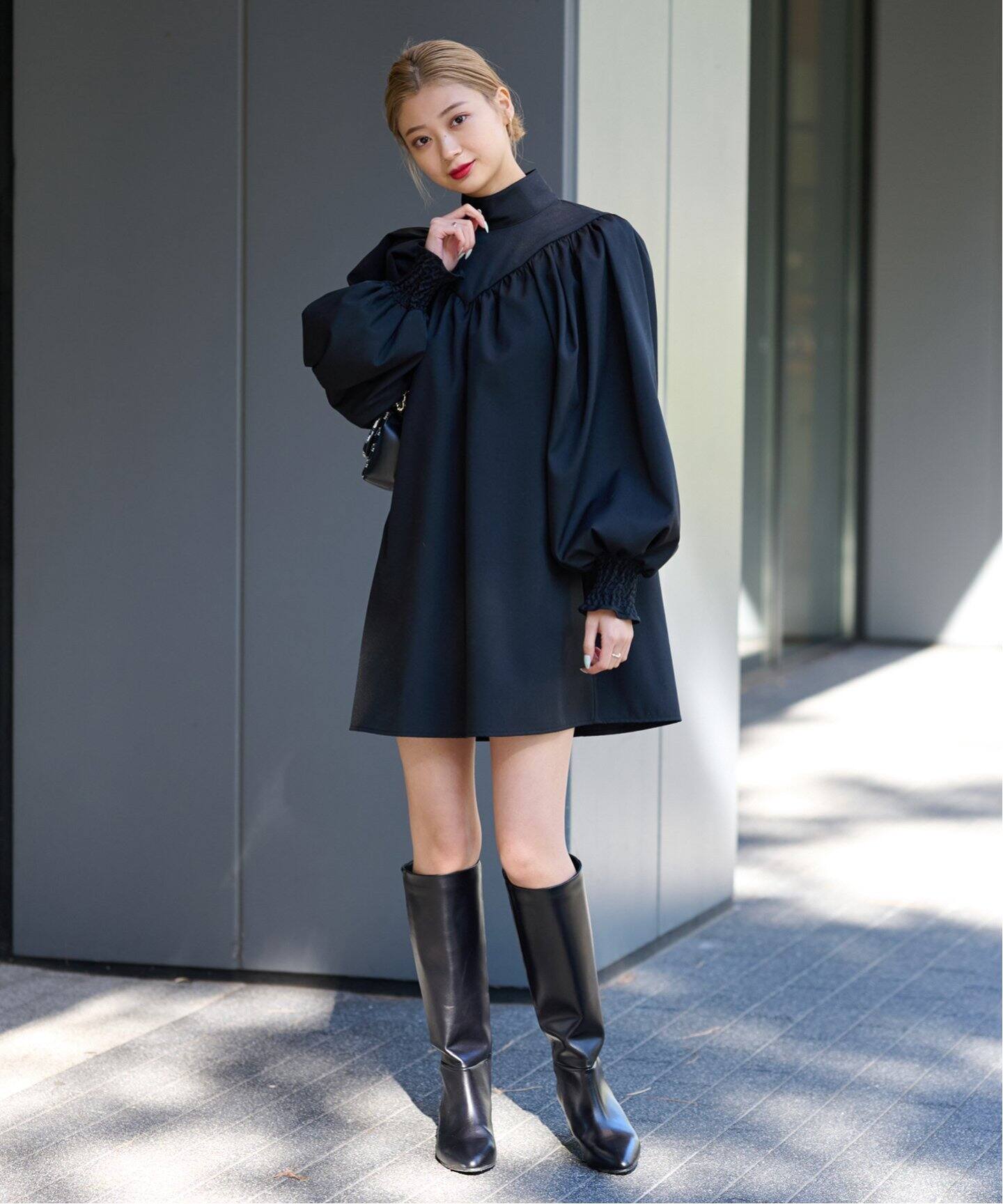 ボリューム スリーブ ミニ ワンピース（ワンピース）｜U by SPICK&SPAN  