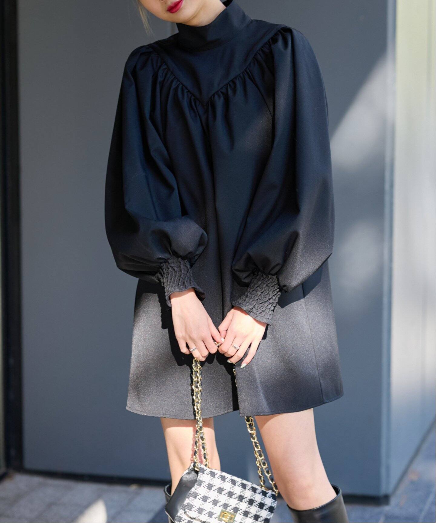 ボリューム スリーブ ミニ ワンピース（ワンピース）｜U by SPICK&SPAN  