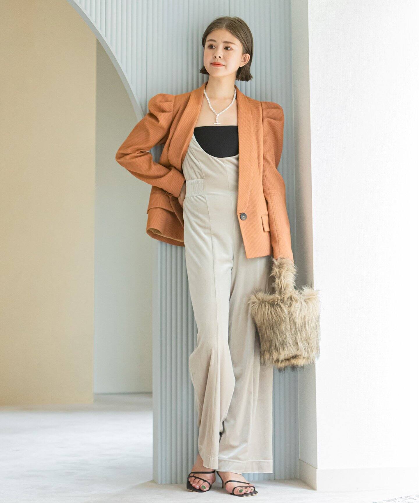 ベロアジャンプスーツ U By Spick Span ユーバイスピックアンドスパン 公式のファッション通販 Baycrew S Store