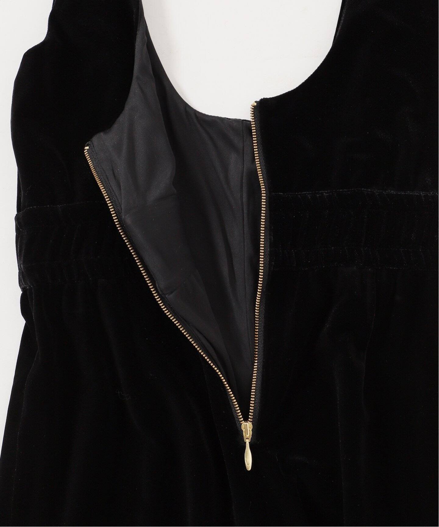 ベロアジャンプスーツ（サロペット／オーバーオール）｜U by