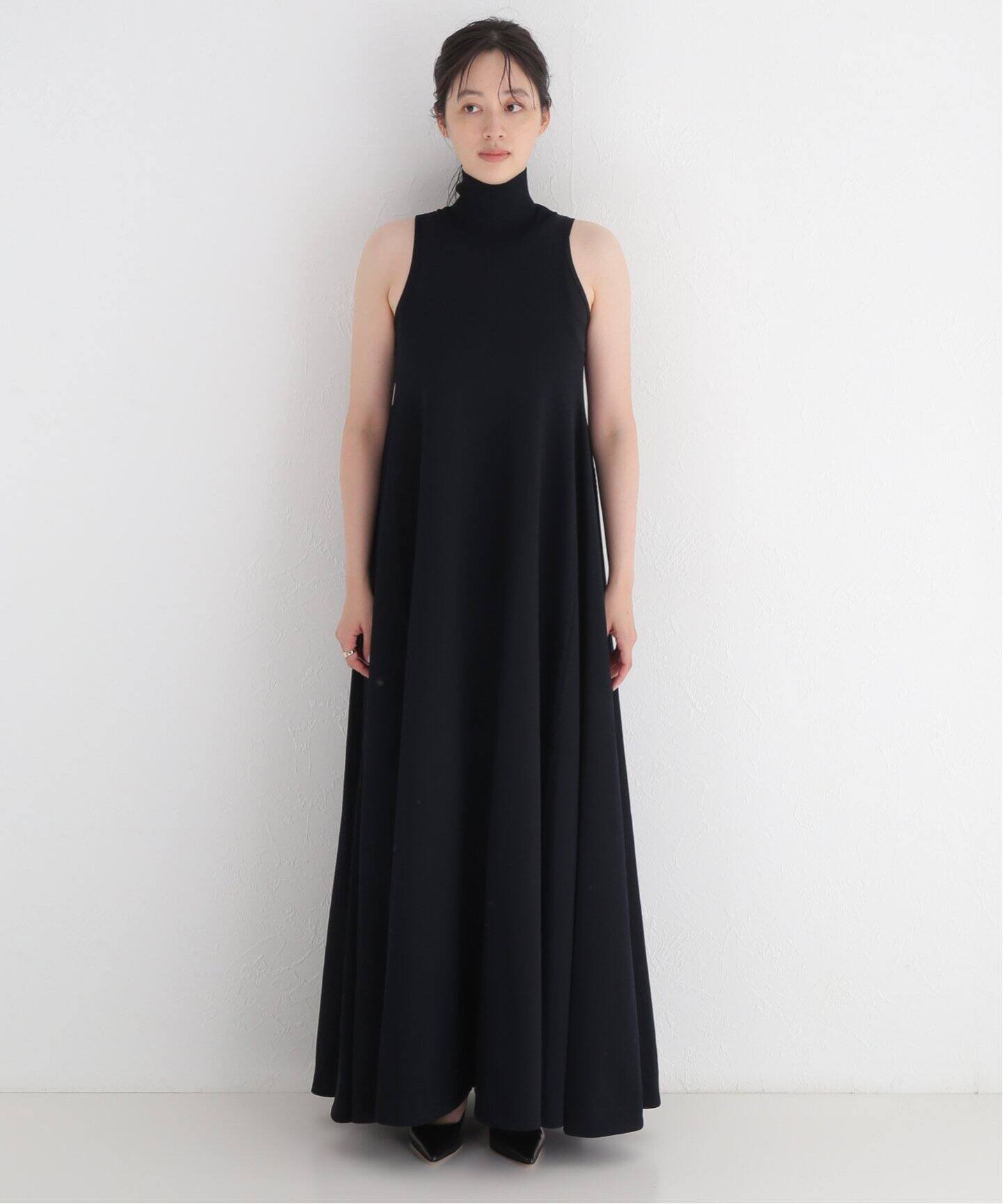 テントフレアニットドレス（ニットワンピース）｜NOBLE（ノーブル）の  