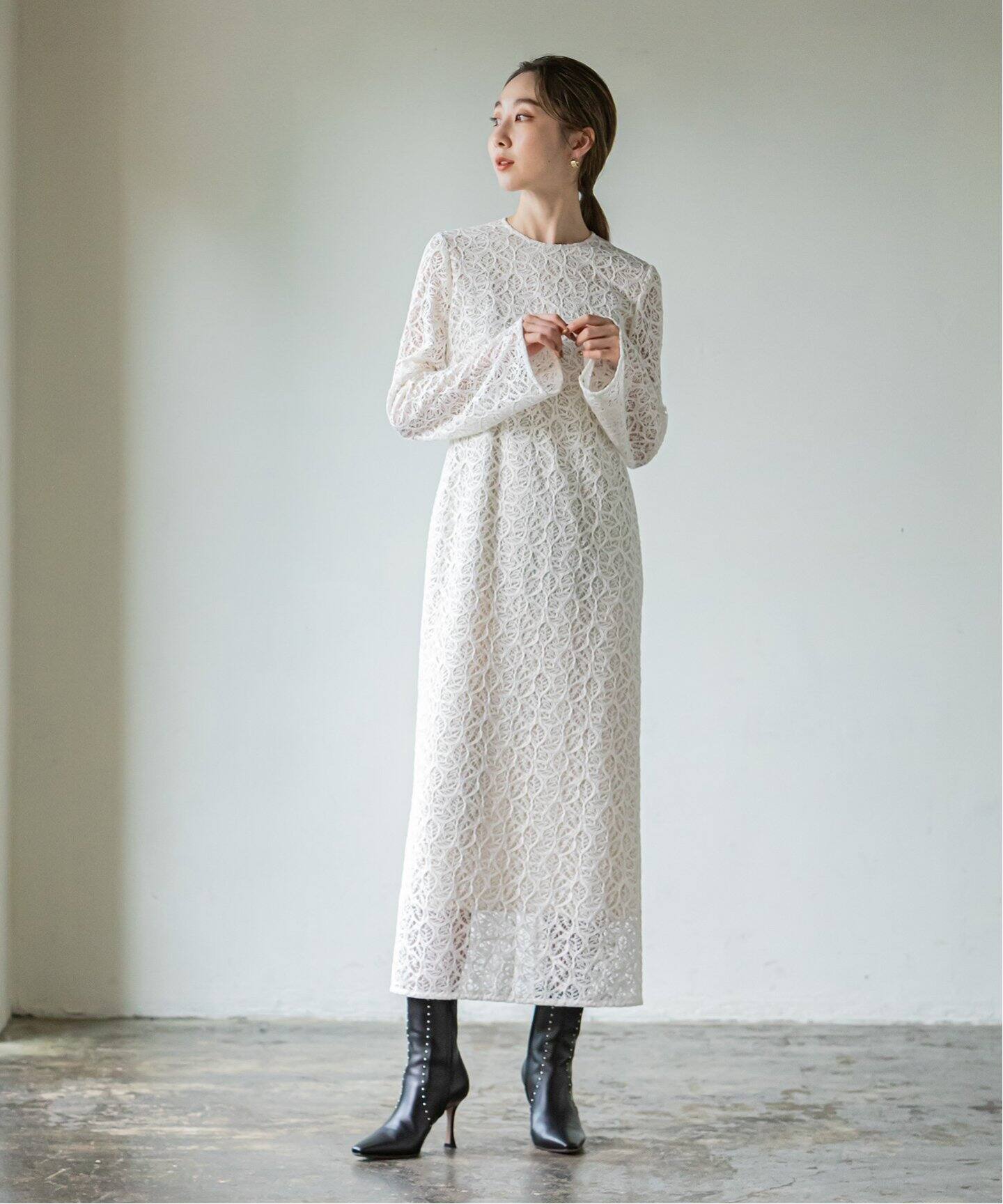 リーフベインレースIラインワンピース（ワンピース）｜NOBLE（ノーブル  