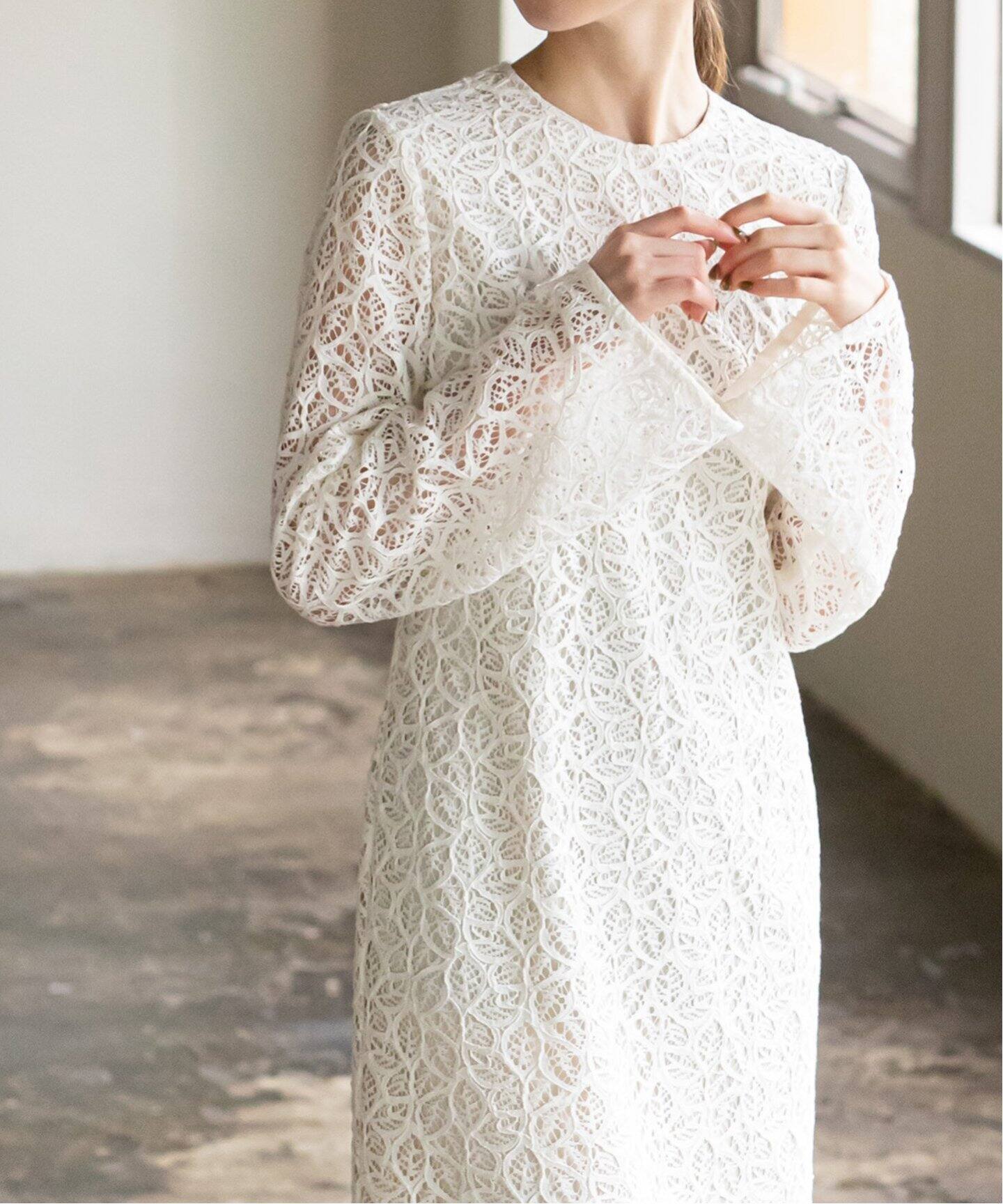 リーフベインレースIラインワンピース（ワンピース）｜NOBLE（ノーブル  