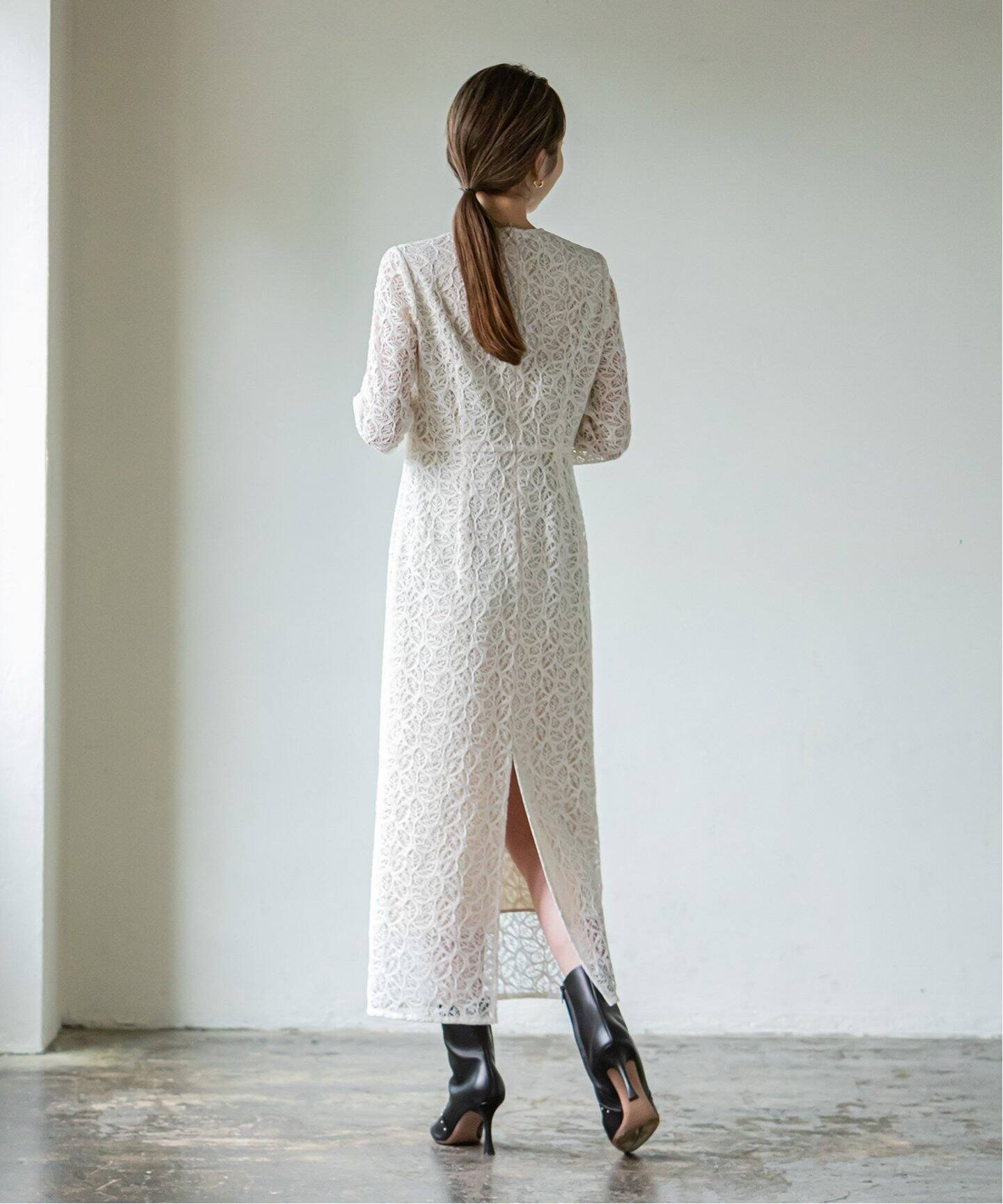 リーフベインレースIラインワンピース（ワンピース）｜NOBLE（ノーブル  