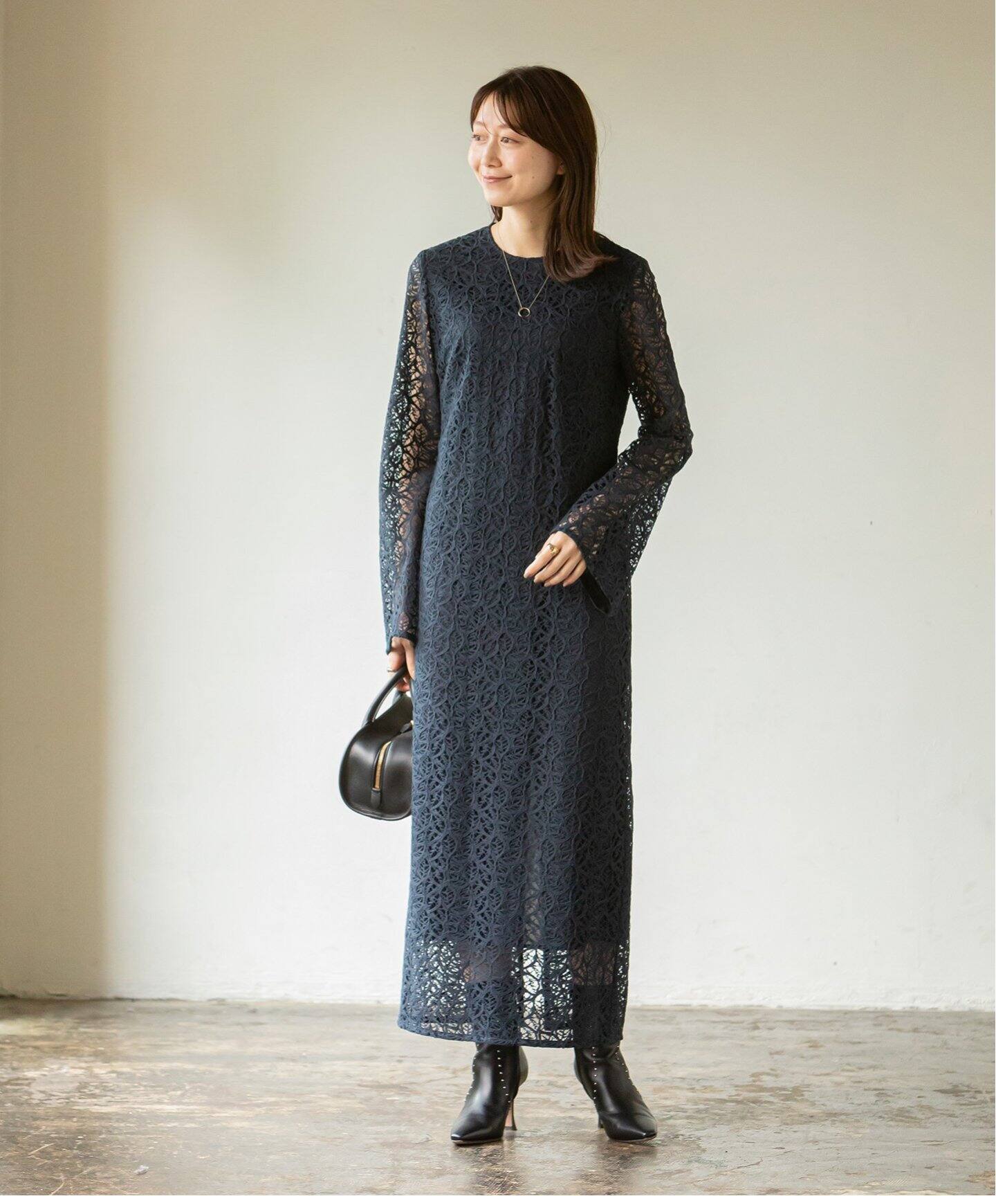 リーフベインレースIラインワンピース（ワンピース）｜NOBLE（ノーブル  