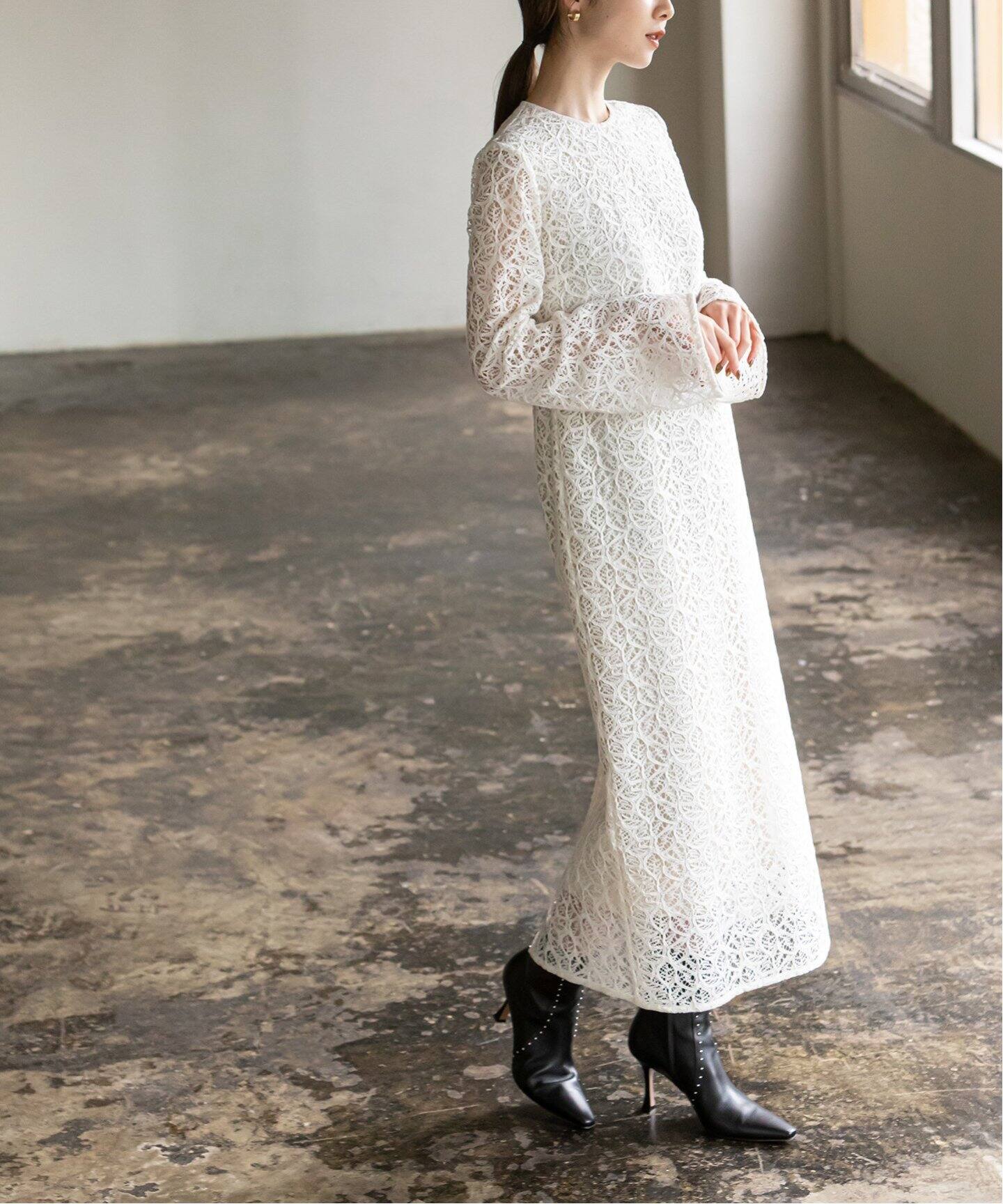 リーフベインレースIラインワンピース（ワンピース）｜NOBLE（ノーブル  