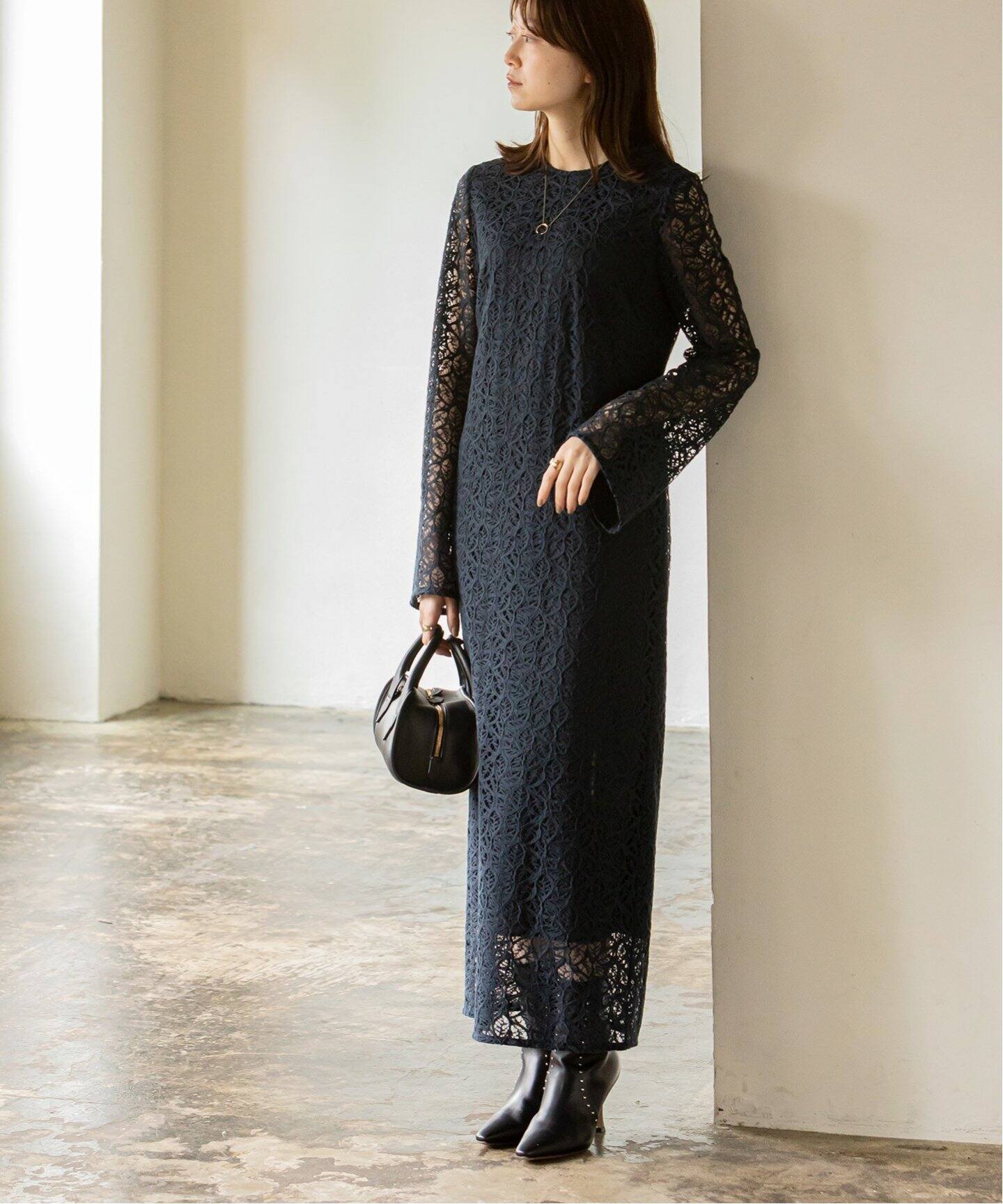 リーフベインレースIラインワンピース（ワンピース）｜NOBLE（ノーブル  